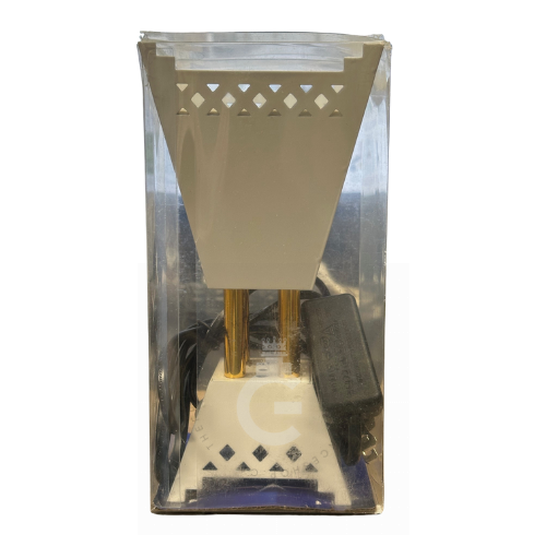 White Electric Bakhoor Bunner