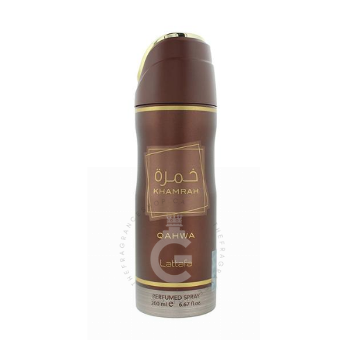 Lattafa Khamrah Qahwa Perfumed Body Spray For Him / Her 200 ml / 6.67 Fl. oz.