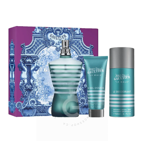 Jean Paul Gaultier Le Male For Him Gift Set 3Pcs 125ml