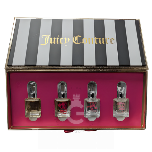 Juicy Couture 4pcs Gift Set For Her Gold Box (4x5ml)