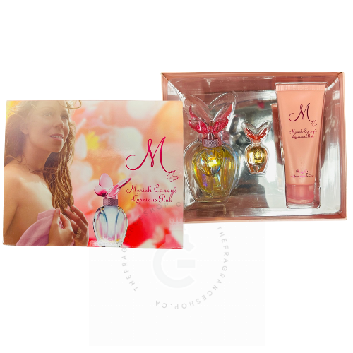 Mariah Carey Luscious Pink 3 Pcs Gift Set For Her