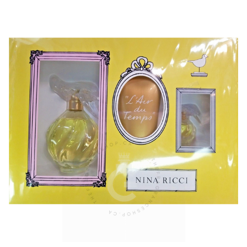 Nina Ricci L'Air du Temps EDT For Her 100 ml / 3.4 Fl. oz. 3Pcs Gift Set