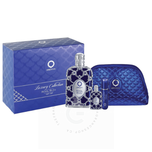 Orientica Royal Bleu Luxury Collection EDP For Him / Her 80 ml / 2.7 Fl. oz. 4 Pcs Gift Set 