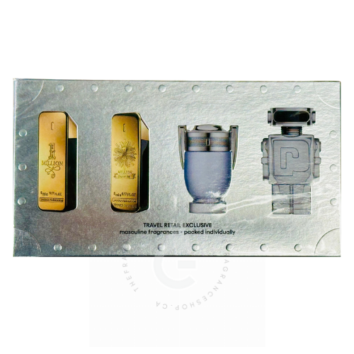 Paco Rabanne 4pcs Travel Retail Exclusive Set For Him 5 ml / 0.17 Fl. oz.