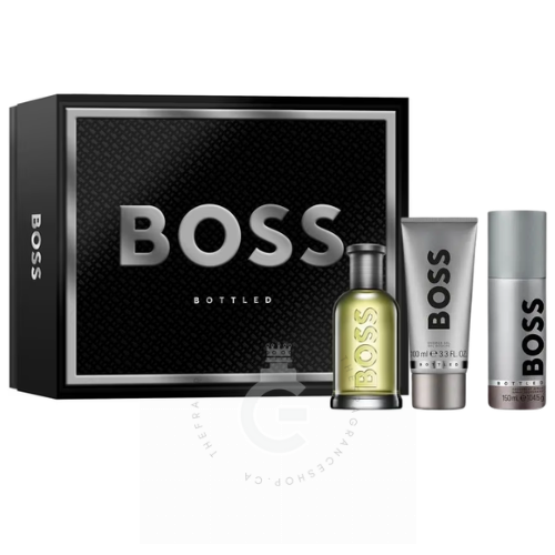 Hugo Boss Boss Bottled EDT For Him 100 ml 3 Piece Gift Set