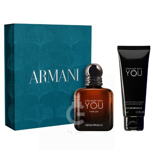 Giorgio Armani Stronger With You Parfum 2 Pcs Giftset For Him 50 ml / 1.7 Fl. oz.