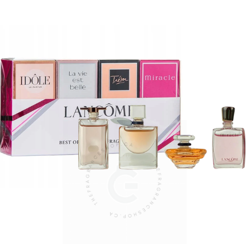 Lancome Best Of Lancome Fragrances Mini Travel Exclusive Set 4pcs For Her