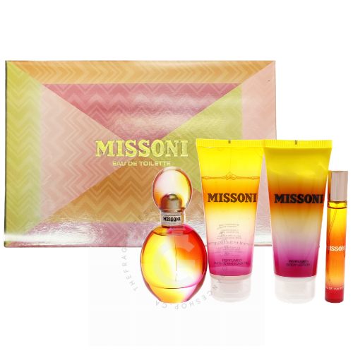 Missoni EDT For Her 100 ml / 3.4 Fl. oz. 4 Pcs Gift Set