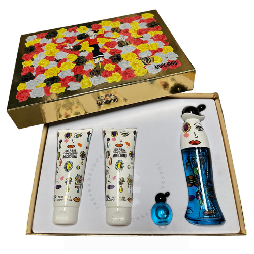 Moschino So Real Cheap And Chic EDT For Her 100 ml 4 Pcs Gift Set