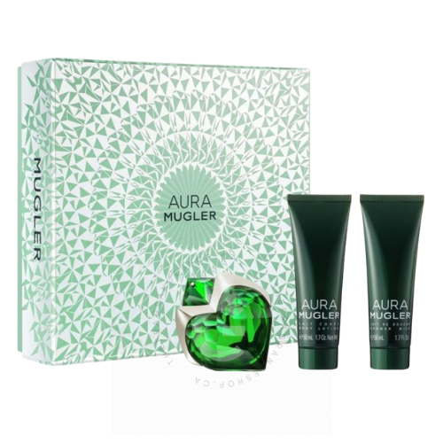 Thierry Mugler Aura EDP For Her 30 ml / 1 Fl. oz. Refillable 3 Piece Set