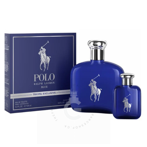 Ralph Lauren Polo Blue EDT For Him Travel Exclusive 2 Pcs Gift Set 125 ml + 15 ml