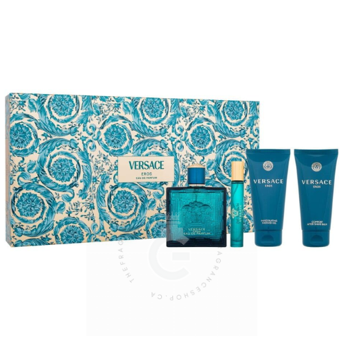 Versace Eros EDT For Him 4 Pcs Gift Set 100 ml