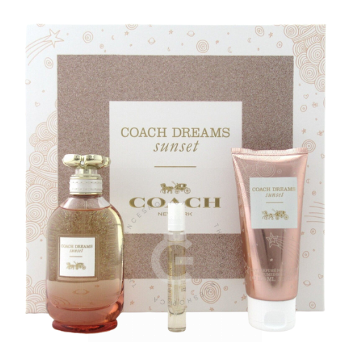 Coach Dreams Sunset EDP For Her 3 Pcs Gift Set