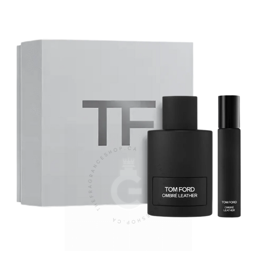 Tom Ford Ombre Leather EDP Set With Travel Spray Tester For Him / Her