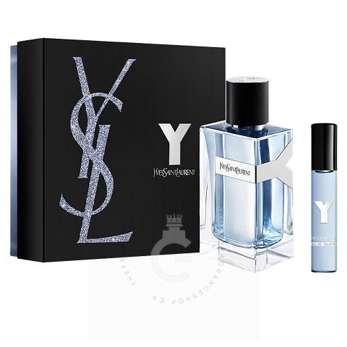 Yves Saint Laurent YSL Y 100mL EDT +7.5mL EDT Set For Him