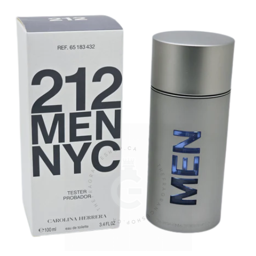Carolina Herrera 212 Men NYC EDT For Him 100 ml / 3.4 FL. oz. Tester