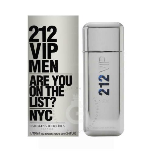 Carolina Herrera 212 VIP Are You On The List? EDT For Men 100 ml / 3.4 Fl. oz.