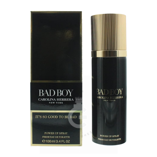 Carolina Herrera Bad Boy It's So Good To Be Bad Power Up Spray Fresh EDT For Him 100 ml / 3.4 Fl. oz.