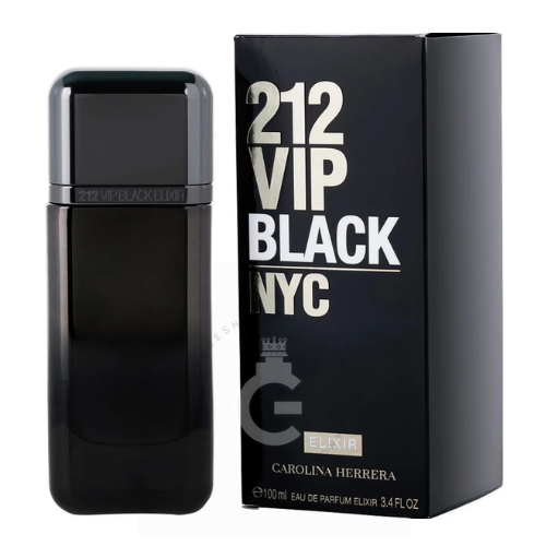 Carolina Herrera 212 VIP Black Elixir EDP For Him 100 ml / 3.4 Fl. oz.