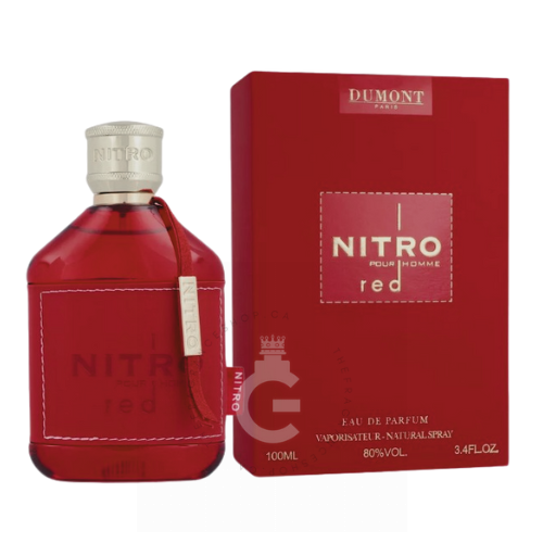 Dumont Nitro Red Pour Homme EDP 100 ml / 3.4 Fl. oz.