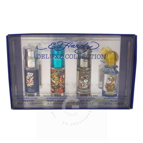 Ed Hardy Deluxe Collecton 4Pcs Gift Set For Him