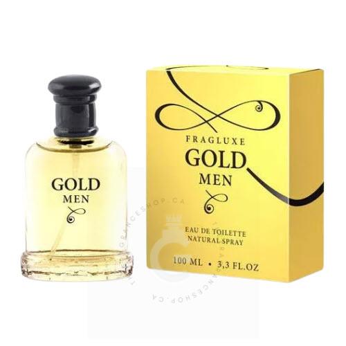 Fragluxe Gold For Men EDT 100 ml / 3.3 Fl. oz.