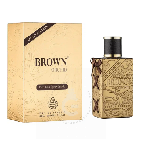 Fragrance World Brown Orchid Gold Edition EDP For Him 80 ml / 2.2 Fl. oz. Fragrance World Brown Orchid Gold Edition EDP For Him 80 ml / 2.2 Fl. oz.