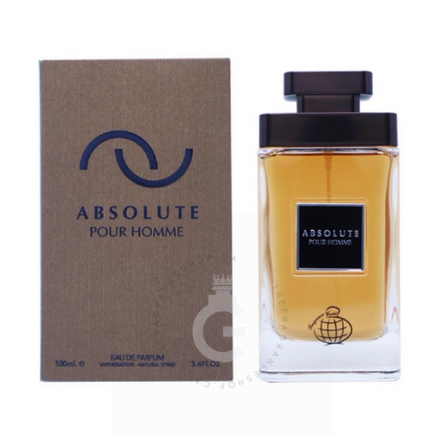 Fragrance World Absolute Pour Homme EDP For Him 100 ml / 3.4 Fl. oz. Fragrance World Absolute Pour Homme EDP For Him 100 ml / 3.4 Fl. oz.