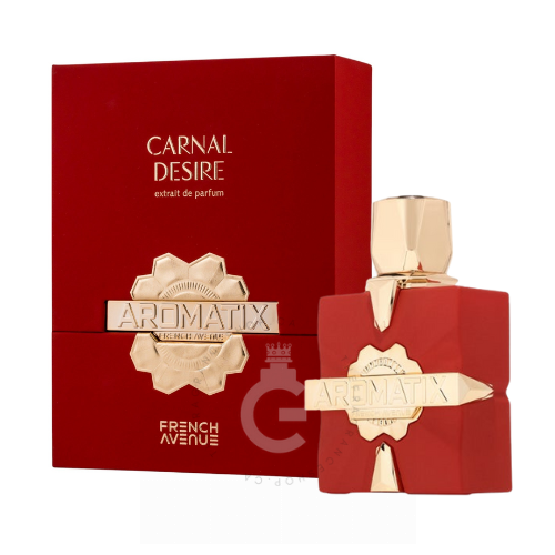 Fragrance World Aromatix French Avenue Carnal Desire Extrait De Parfum For Him / Her 100 ml / 3.4 Fl. oz.