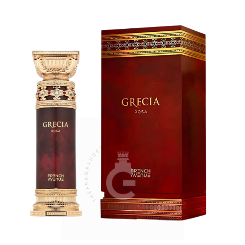Fragrance World French Avenue Grecia Rosa Extrait De Perfum For Him / Her 100 ml / 3.4 Fl. oz.