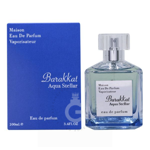 Fragrance World Maison Barakkat Aqua Stellar EDP For Him / Her 100 ml / 3.4 Fl. oz.
