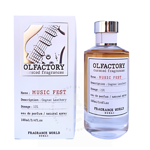 Fragrance World Olfactory Music Fest (Jazz Club Twist)  For Him EDP 100 ml / 3.4 Fl. oz.