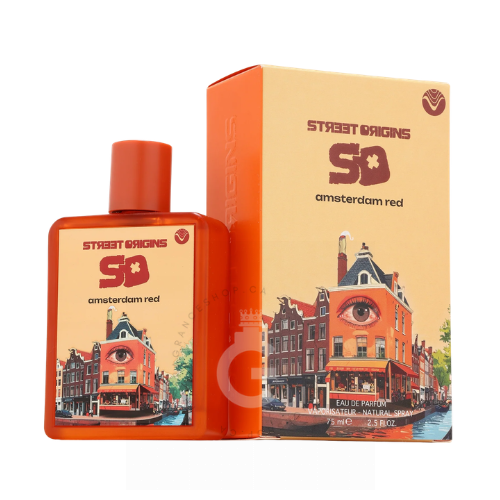 Street Origins Amsterdam Red EDP For Him / Her 75 ml / 2.5 Fl. oz.