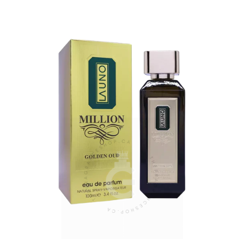 Fragrance World La Uno Million Golden Oud (Golden Oud Twist) EDP For Him 100 ml / 3.4 Fl. oz.