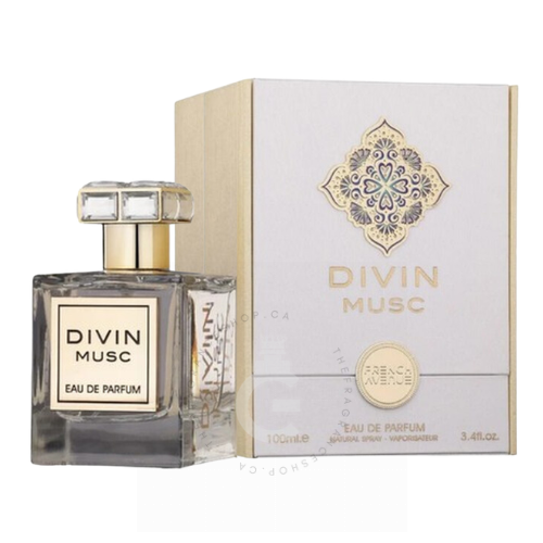 Fragrance World French Avenue Divin Musc EDP For Him / Her 100 ml / 3.4 Fl. oz.