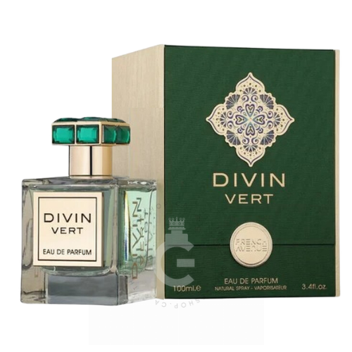 Fragrance World French Avenue Divin Vert EDP For Him 100 ml / 3.4 Fl. oz.