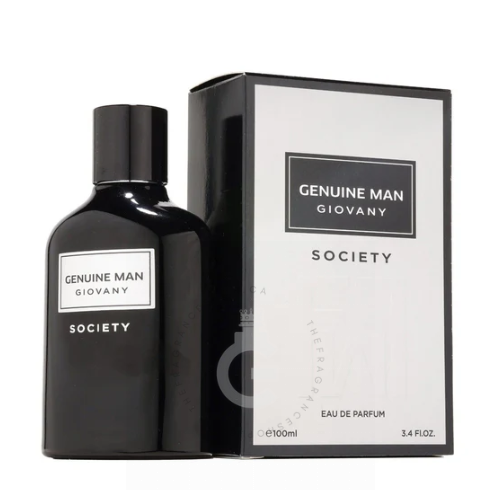 Fragrance World Giovany Genuine Man Society EDP For Him 100 ml / 3.4 Fl. oz.