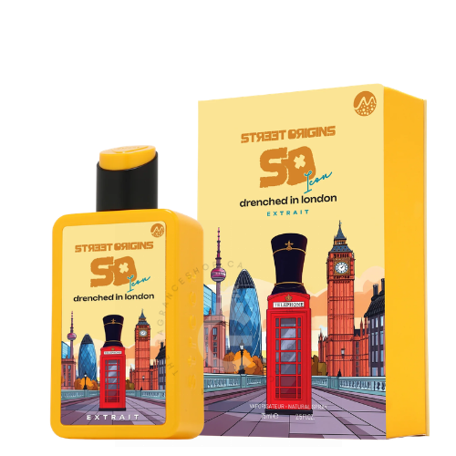 Street Origins Drenched in London Extrait For Him / Her 75 ml / 2.5 Fl. oz.