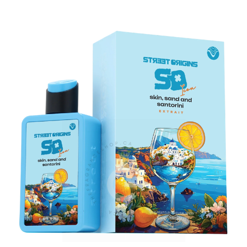 Street Origins Skin, Sand and Santorini Extrait For Him / Her 75 ml / 2.5 Fl. oz.