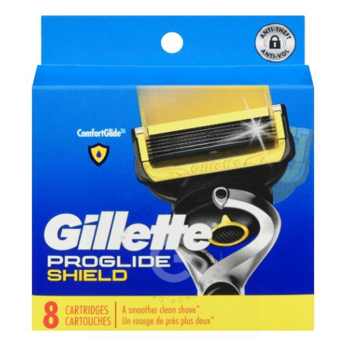 Gillette Proglide Shield Men's Razor Blades 8 Cartridges