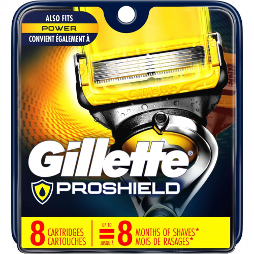 Gillette Proshield Men's Razor Blades 8 Cartridges