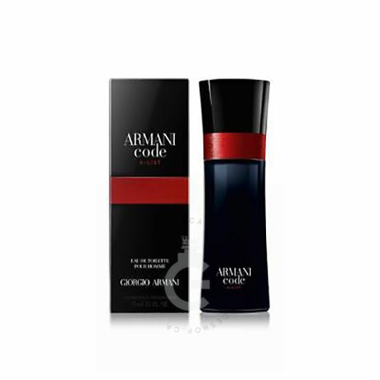 Armani Code AList EDT For Men 75mL Armani Code
