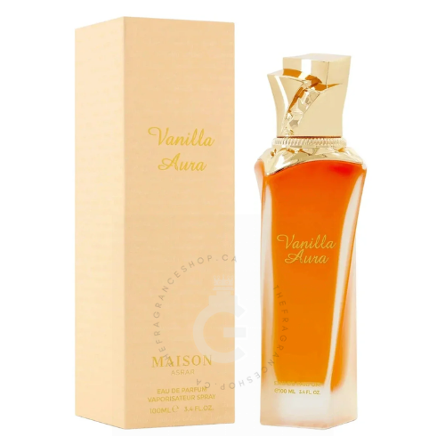 Maison Asrar Vanilla Aura ( Vanille Planifolia ) EDP For Him / Her 100 ml / 3.4 Fl. oz.