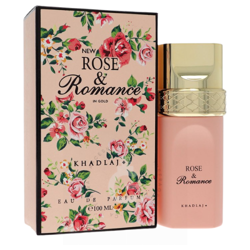 Khadlaj Rose And Romance In Gold EDP For Her 100 ml / 3.4 Fl. oz.