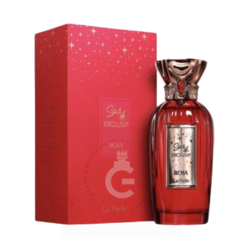 Khadlaj La Fede Soir De Exclusif Rosa EDP For Him / Her 100ml / 3.4 Fl. oz.