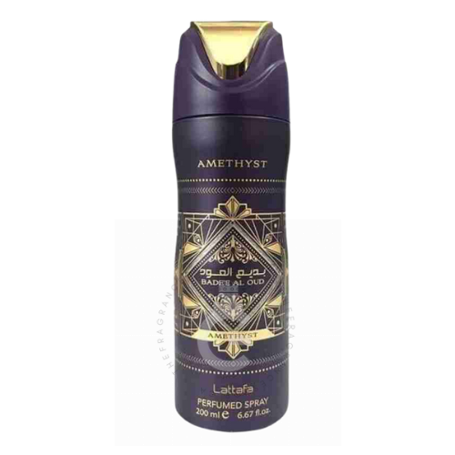 Lattafa Badee Al Oud Amethyst Perfumed Spray / Deodorant For Him / Her 200 ml / 6.67 Fl. oz.