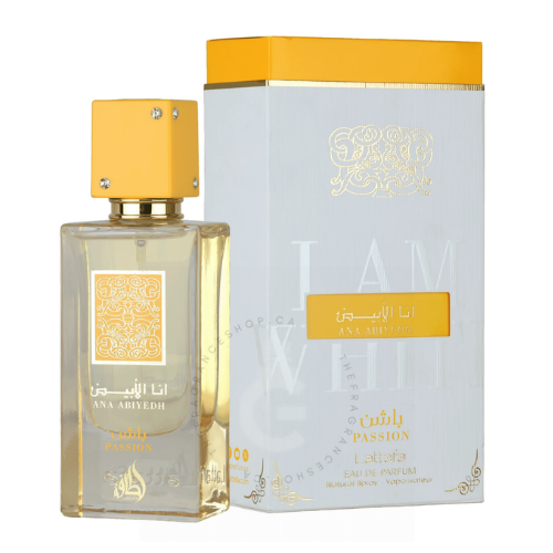 Lattafa I am White Ana Abiyedh Passion EDP For Him / Her 60 ml / 2.04 Fl. oz.
