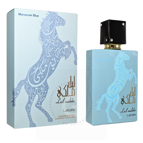 Lattafa Lail Maleki Moroccan Blue EDP For Him / Her 100 ml / 3.4 Fl. oz.