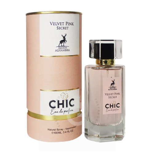 Lattafa Maison Alhambra Chic Velvet Pink Secret ( Love EDP ) EDP For Her 100 ml / 3.4 Fl. oz.