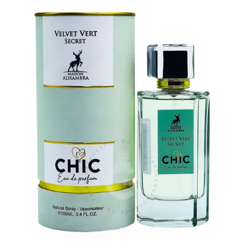 Lattafa Maison Alhambra Chic Velvet Vert Secret ( First Love ) EDP For Him / Her 100 ml / 3.4 Fl. oz.